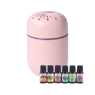 Pack Humidificador De Estrellas + 6 Esencias Aromaticas