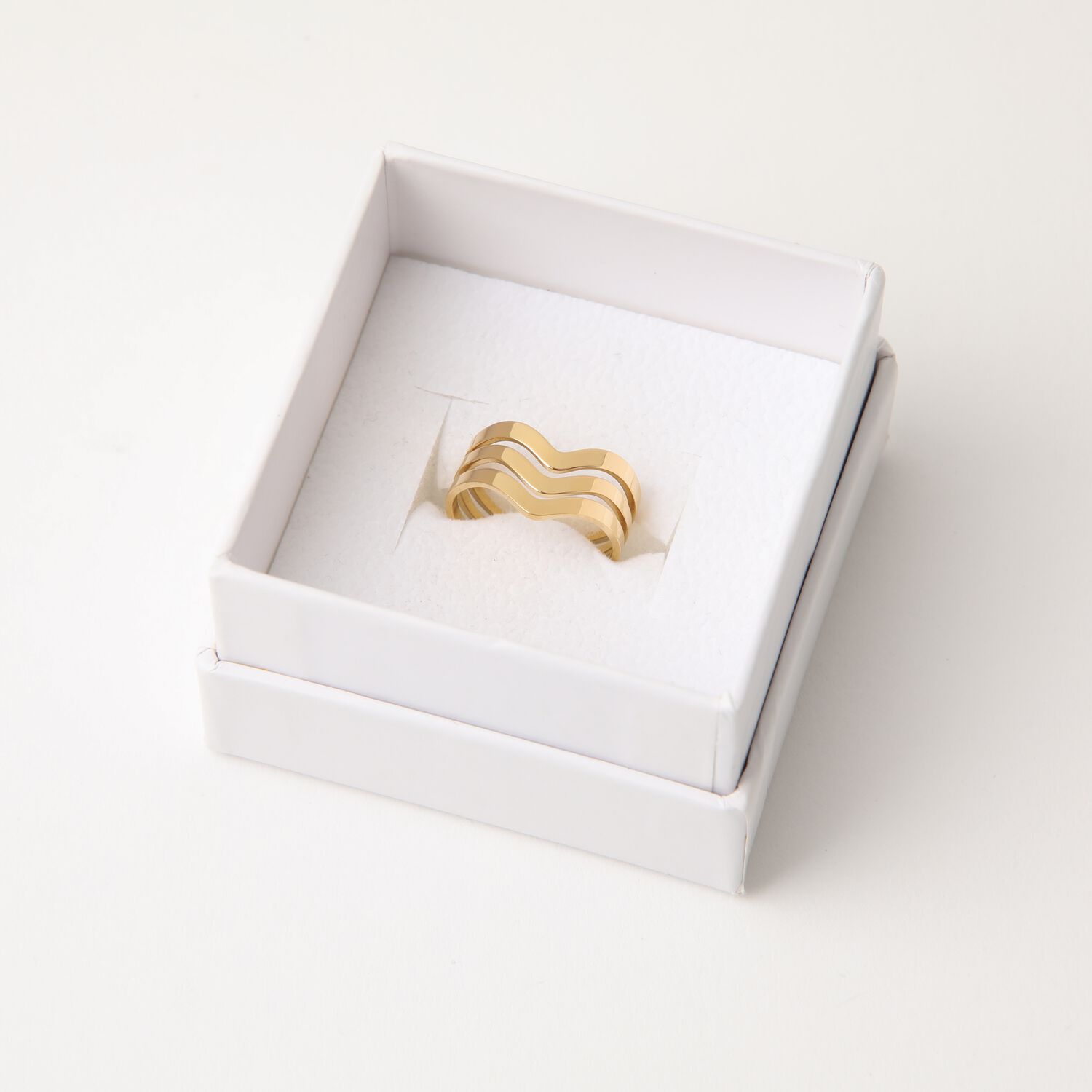 Anillo 19v69 Dorado Mujer Str303 image number 2.0