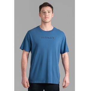 Ultimate Polera Mc Hombre Carbón - S