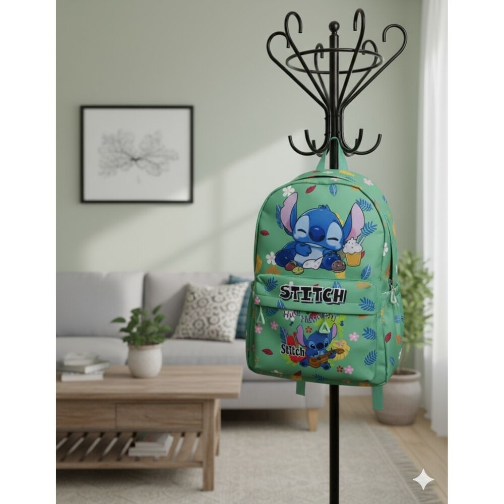 Mochila Infantil Stitch Escolar Estampado Original Disney image number 7.0
