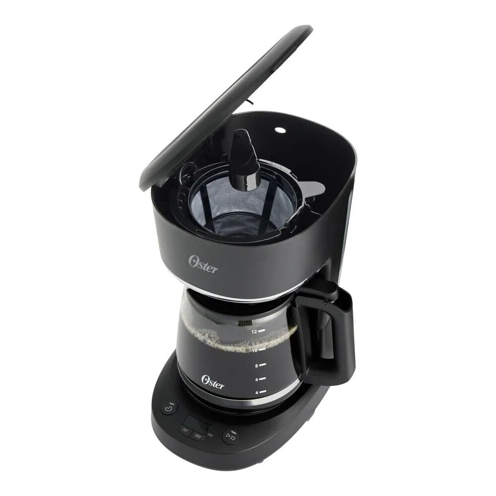 Oster Cafetera Programable Capacidad 12 Tazas Bvstdcp121b Con Filtro Reutilizable image number 3.0