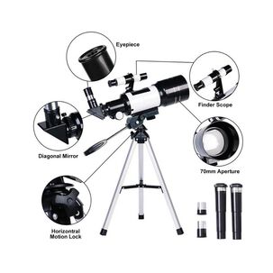 Telescopio Astronómico Profesional Monocular F30070m