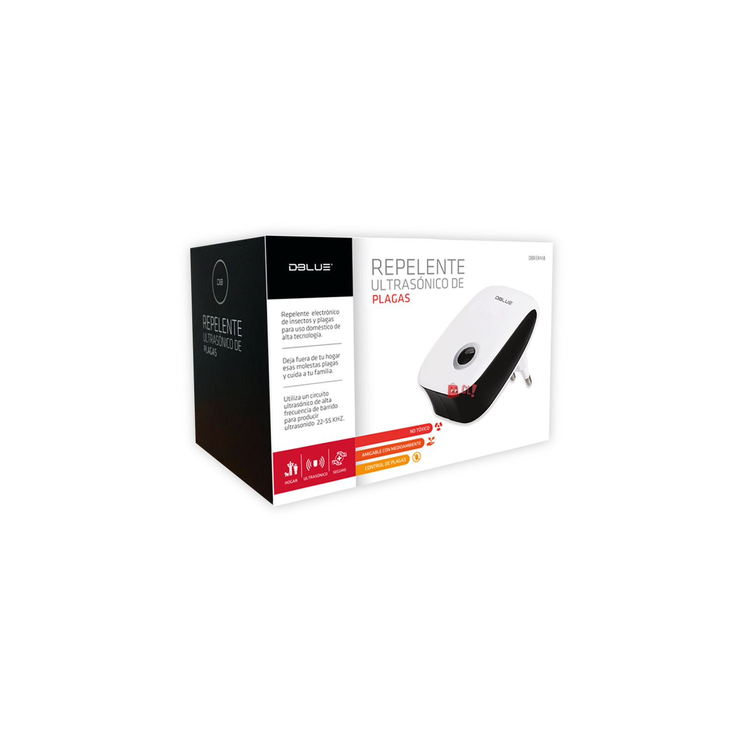 Repelente Ultrasonido El&eacute;ctrico Para Control De Plagas - Ps image number 3.0