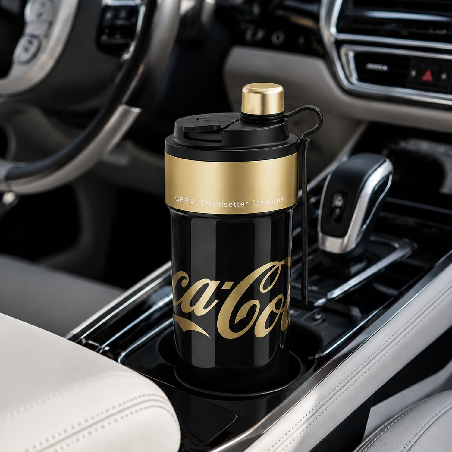 Vaso T&eacute;rmico Mug Germ Coca-cola Acero Inoxidable 650ml Black image number 4.0