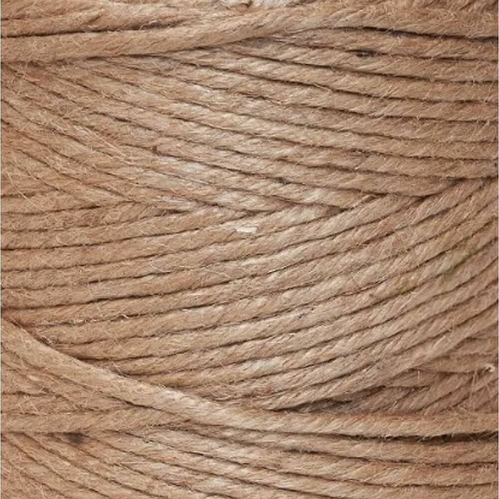 Hilo De Yute Pulido Natural 4mm 1 Kg 160 Metros image number 1.0