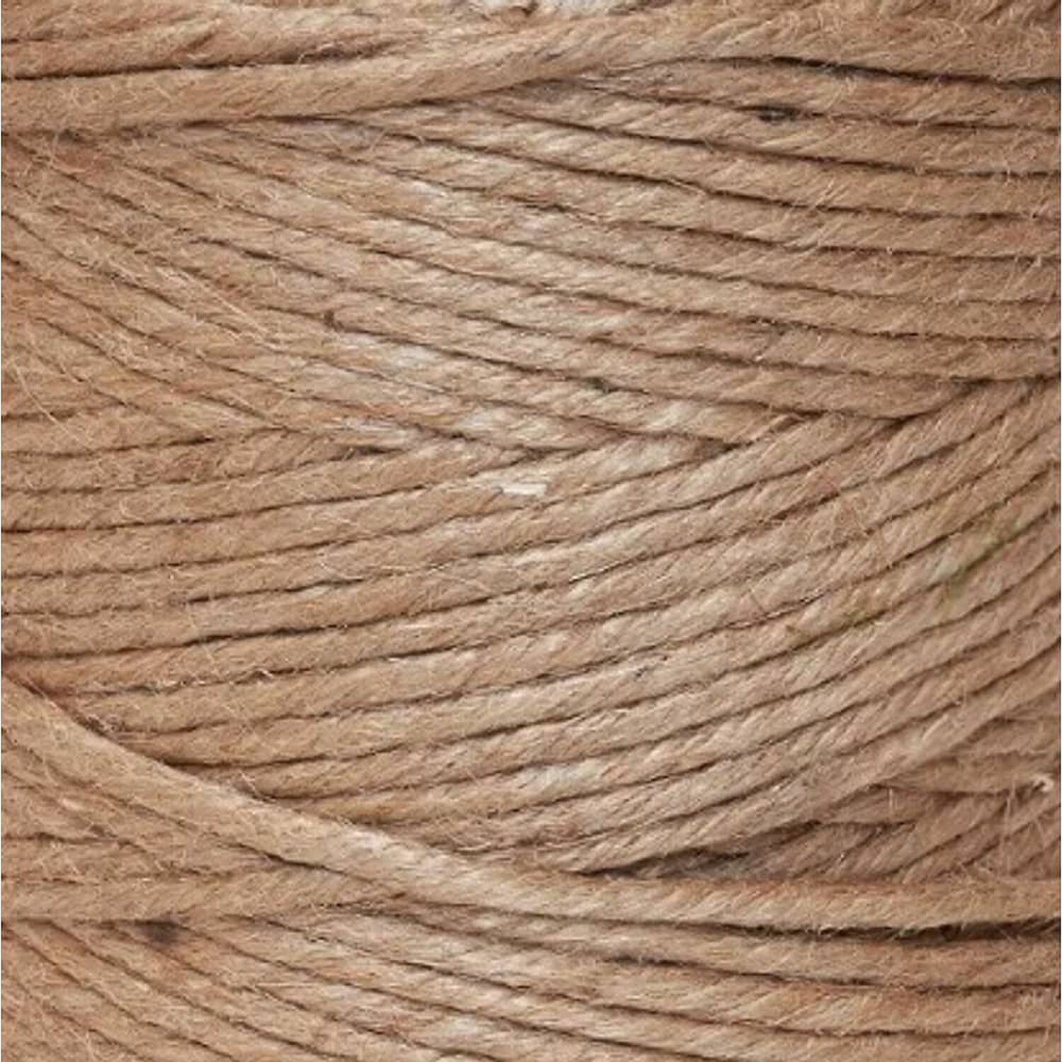 Hilo De Yute Pulido Natural 4mm 1 Kg 160 Metros image number 1.0