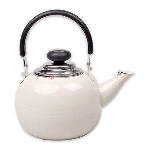 Tetera De Acero Inoxidable 800ml Color Marfil - Ps