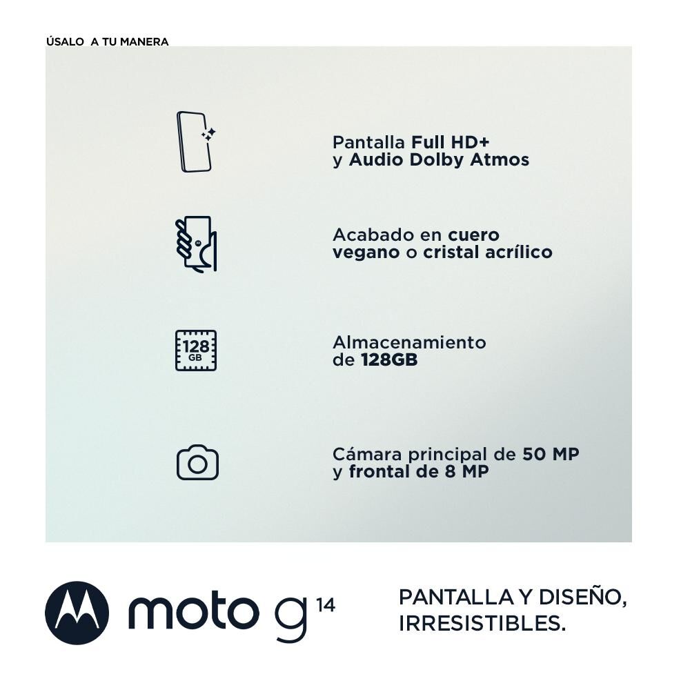 Smartphone Motorola Moto G14 / 128 GB / Liberado image number 1.0