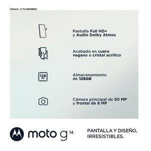 Smartphone Motorola Moto G14 / 128 GB / Liberado
