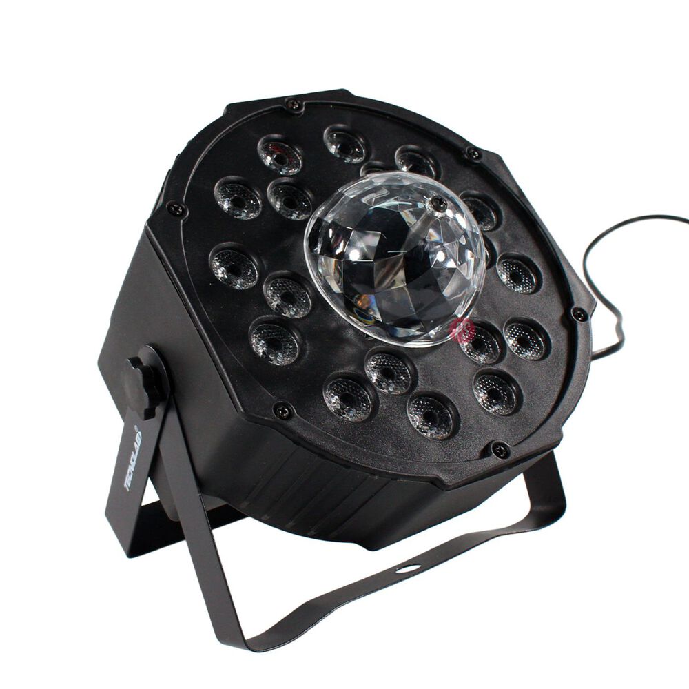 Foco Par Led 18 Rgb Giratorio 60w Con Control Dmx - Ps image number 1.0