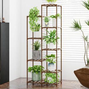 Estante Para Macetas Soporte De Plantas Huerto Decorativo