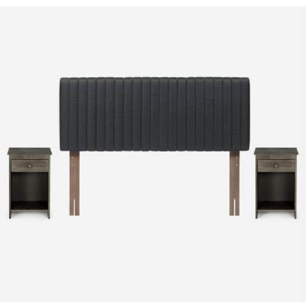 Cama Europea Rosen New Style 6 / 2 Plazas / Base Dividida + Set De Maderas image number 10.0