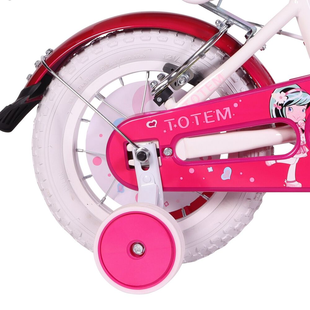 Bicicleta Totem Infantil Aro 12 Pretty Girl Color Blanco image number 4.0