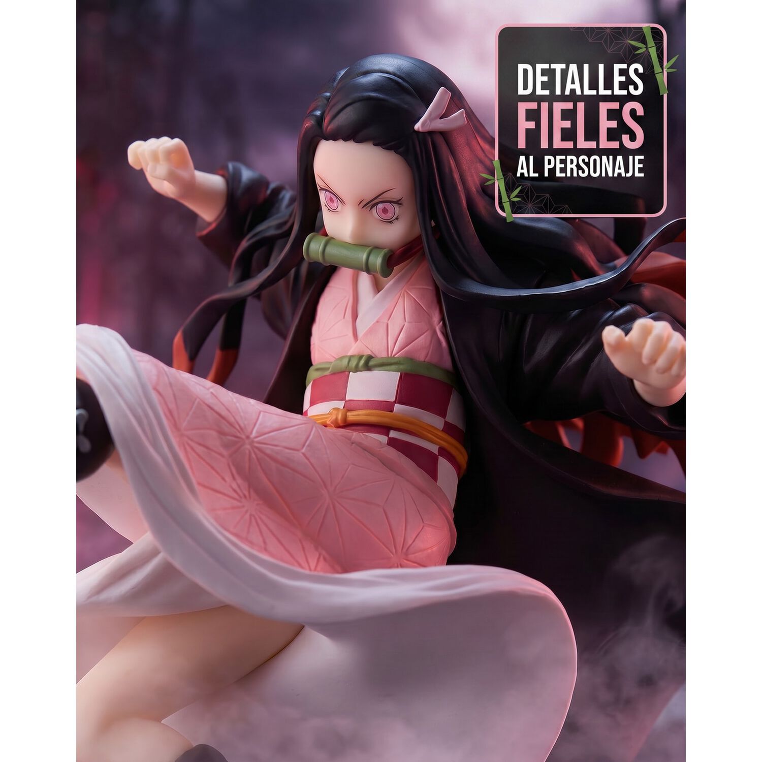 Figura Nezuko Kamado Ataque Banpresto- Kimetsu No Yaiba image number 3.0