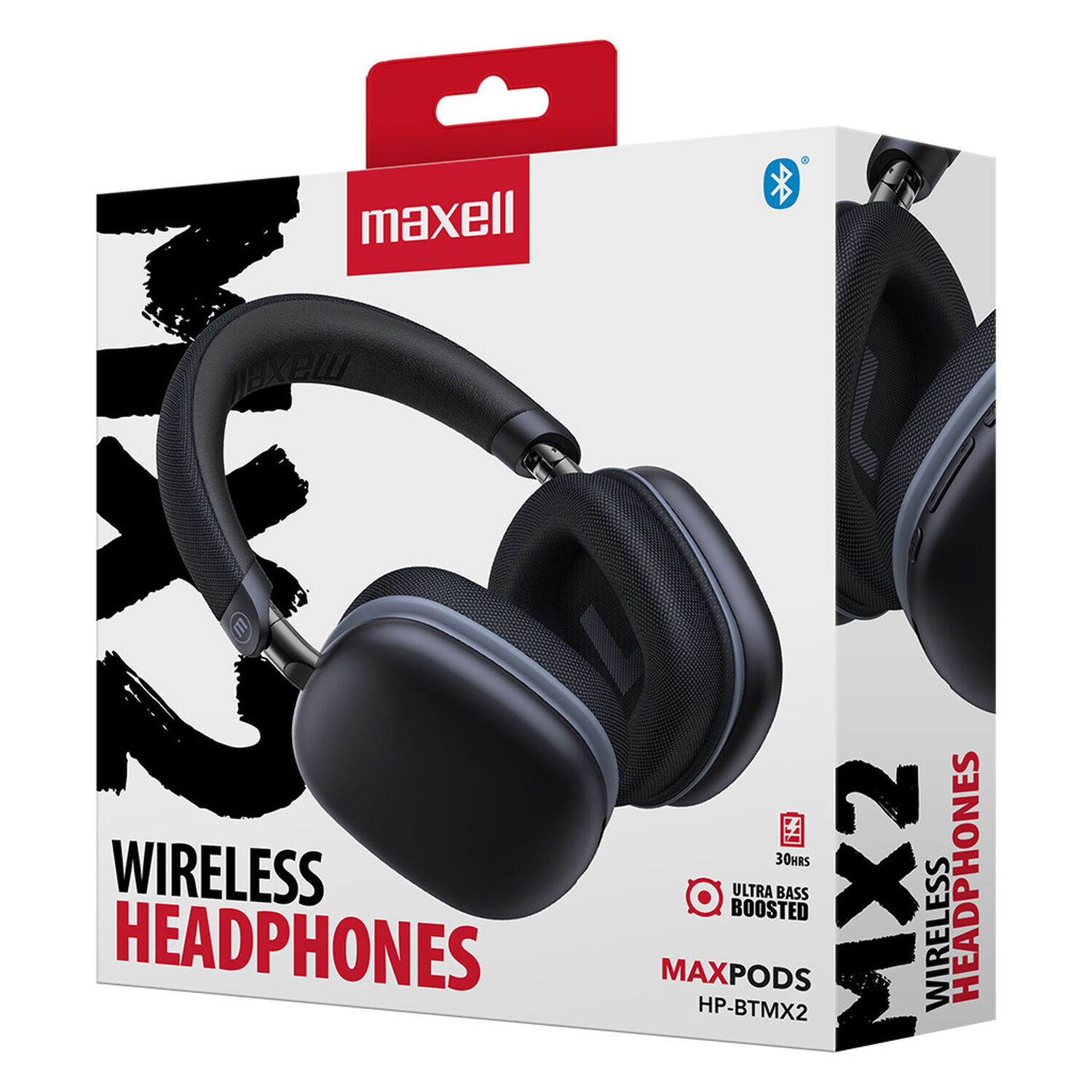 Aud&iacute;fonos Inal&aacute;mbricos Maxell Bluetooth Maxpods 24 Horas Negro image number 2.0