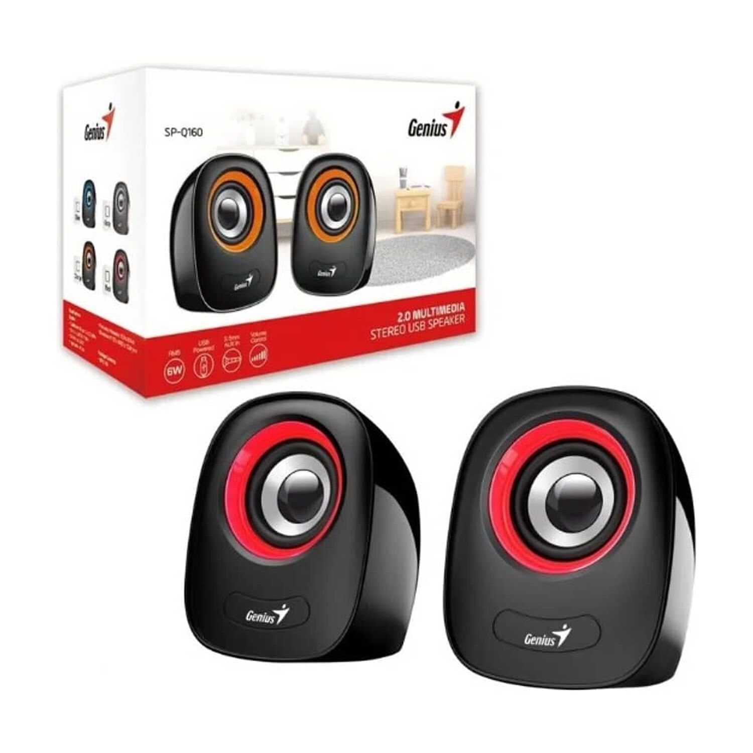 Parlante Para Pc Genius Sp-q160 image number 0.0