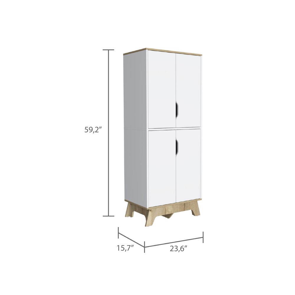 Mueble Alacena 4 Puertas Fm-001b Blanco image number 7.0