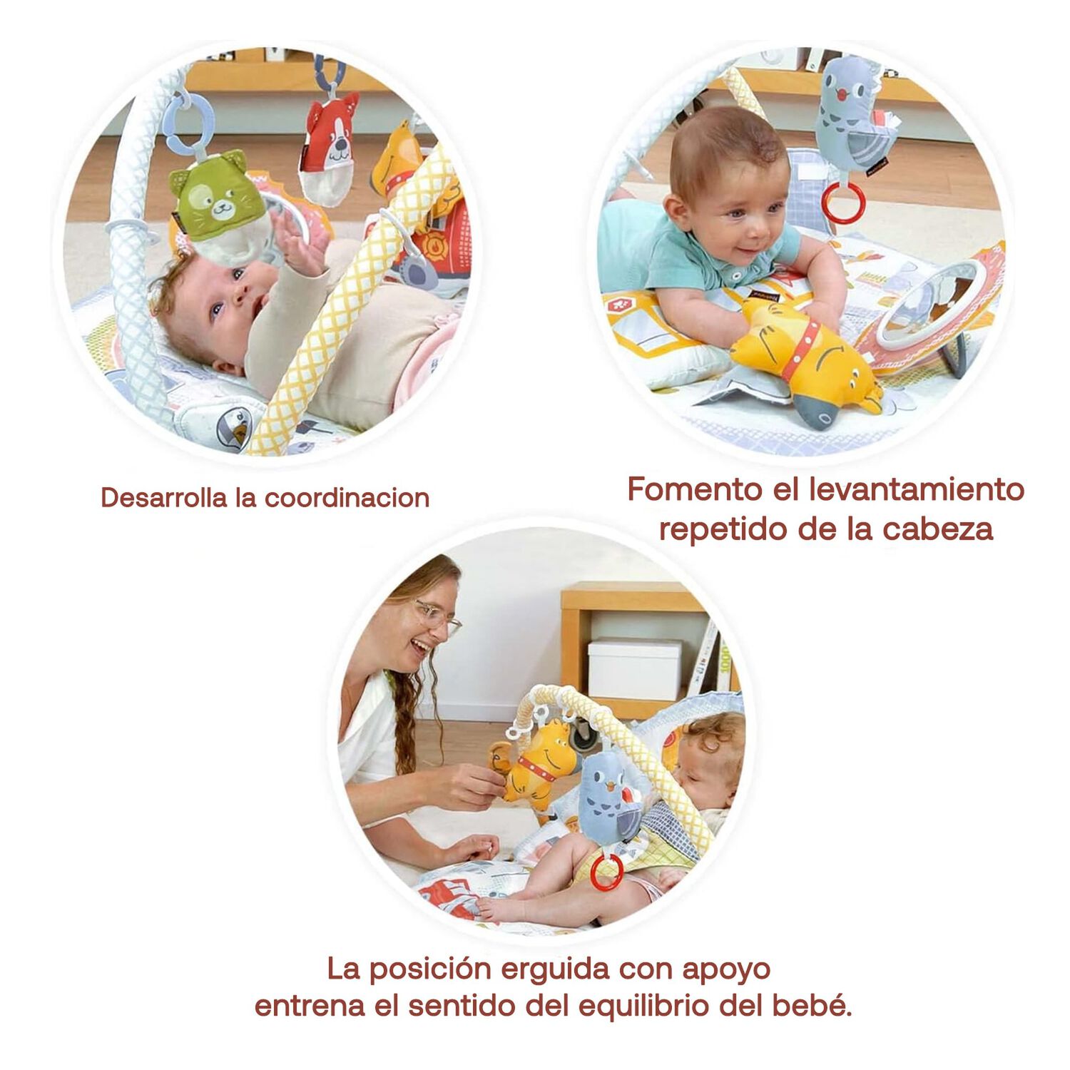 Gimnasio Interactivo Beb&eacute;s Urban Gymotion Lay To Sit-up Play Yookidoo image number 7.0