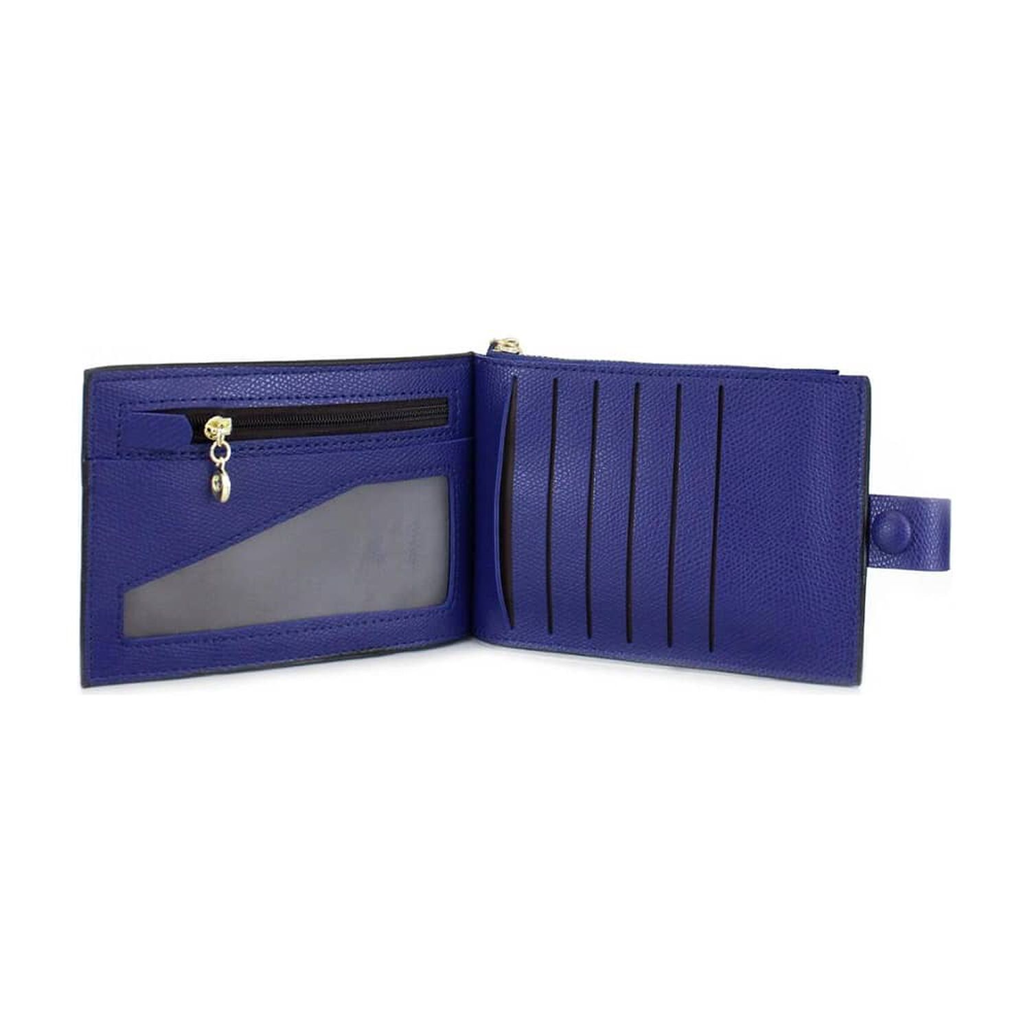 Billetera De Mujer Eva Azul Carven image number 2.0
