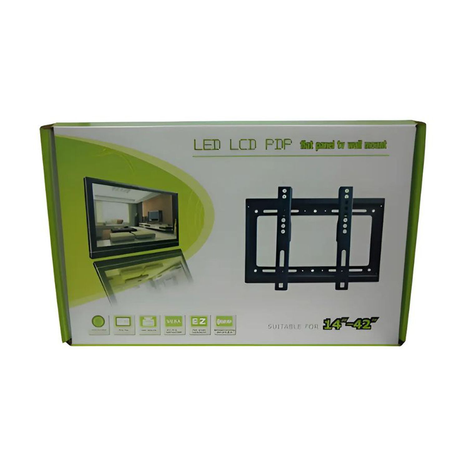 Soporte De Pared Para Tv Led Lcd 14 A 42 Pulgadas Fijo Negro image number 3.0