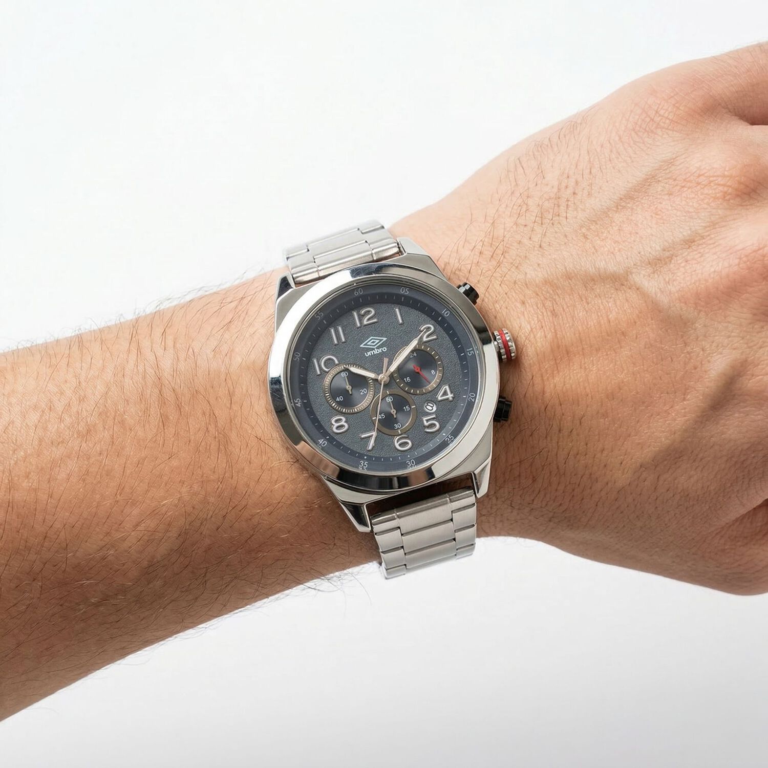 Reloj An&aacute;logo Hombre Umbro Plus Plateado Umbp-1500-124 image number 2.0