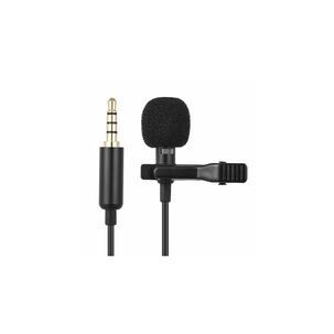 Micrófono De Solapa Streaming Conector Trs 3.5mm - Ps