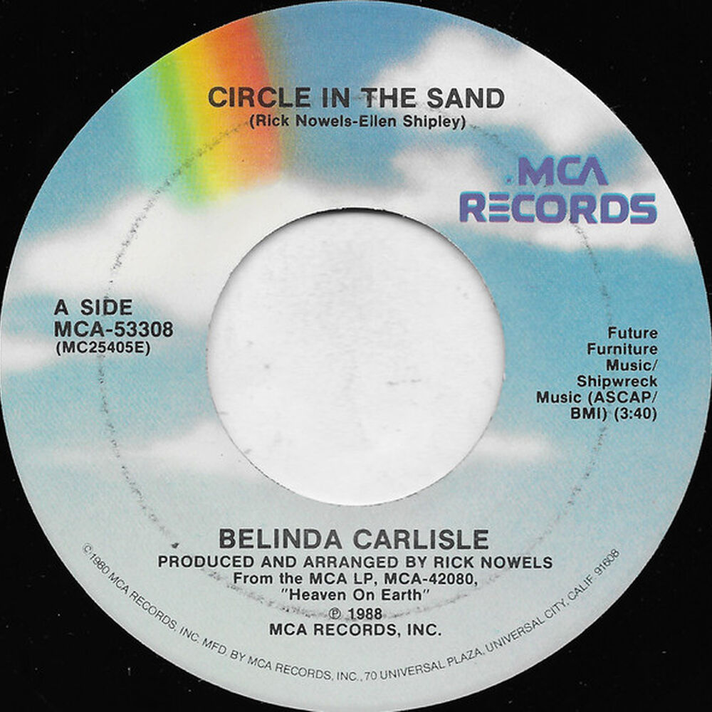 Belinda Carlisle - Circle In The Sand | 7" Single Vinilo Usado image number 1.0