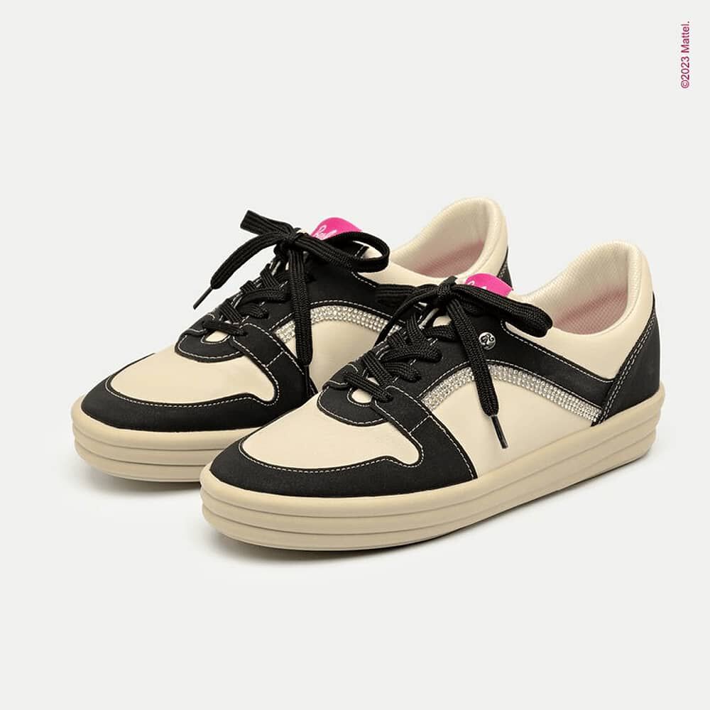 Zapatilla Urbana Mujer Negro/beige Barbie Piccadilly image number 3.0