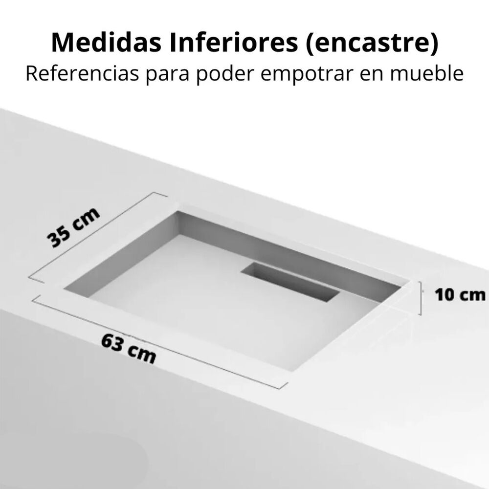 Cocina Encimera A Gas Placa Vidrio Templado 3 Platos image number 2.0