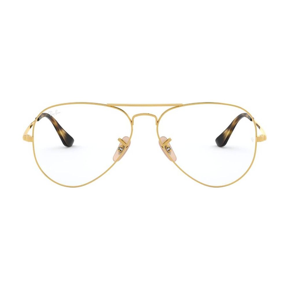 Lentes &Oacute;pticos Aviator Dorado Ray-ban Optical image number 1.0