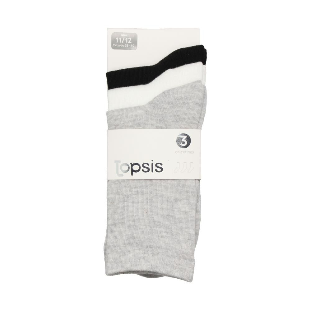 Calcetines Topsis / 3 Pares image number 1.0