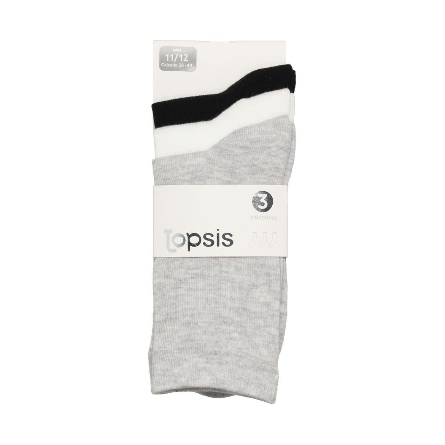 Calcetines Topsis / 3 Pares image number 1.0