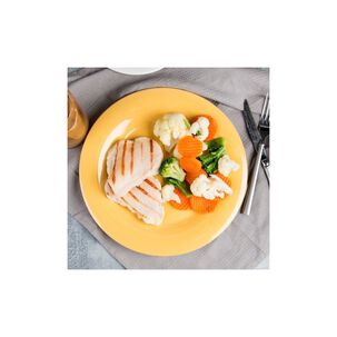 Set 3 Platos Melamina Amarillo 23 Cm