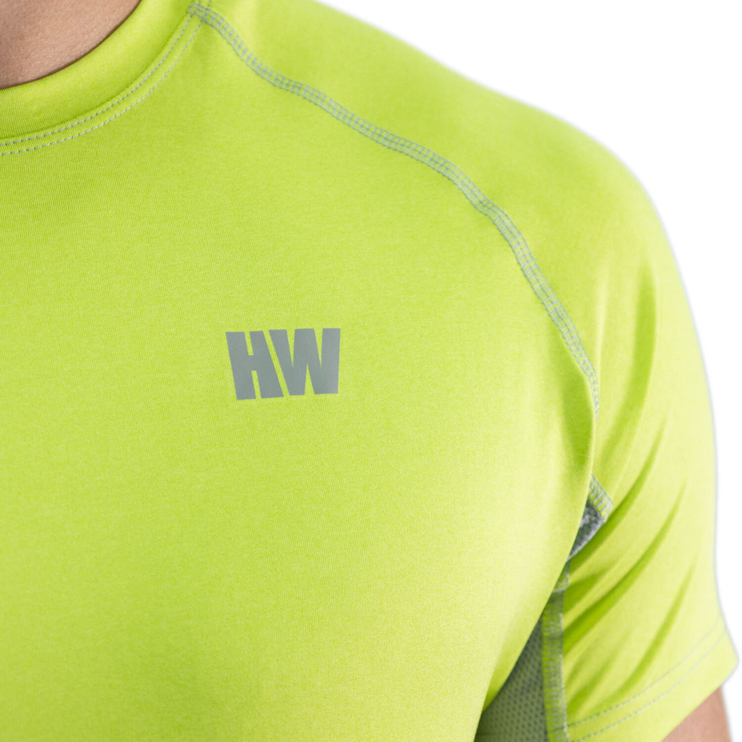 Polera Dry Fit Hw Spx Manga Corta Hombre Lime image number 1.0
