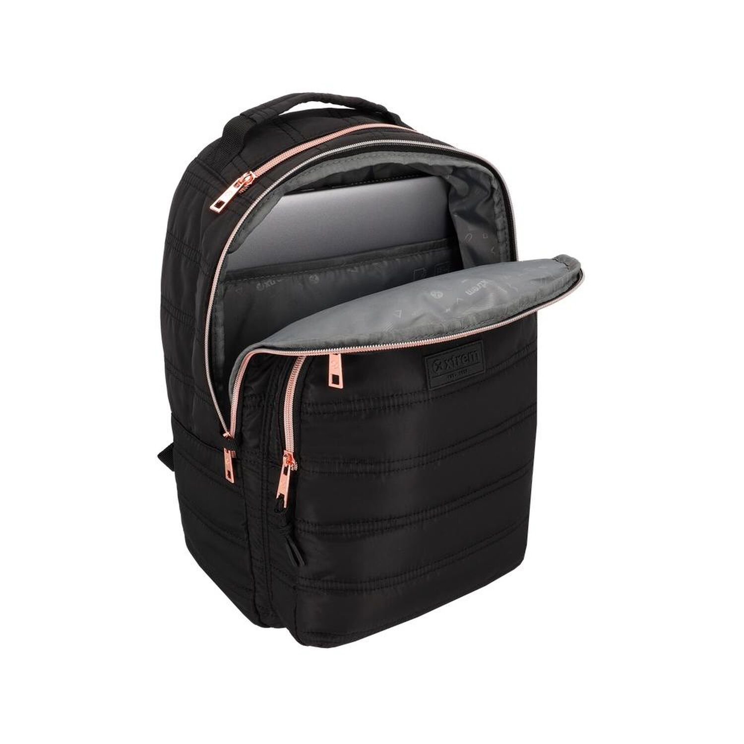 Mochila Notebook Xtrem Vermont 6xt Negro/rose Gold 15" image number 3.0