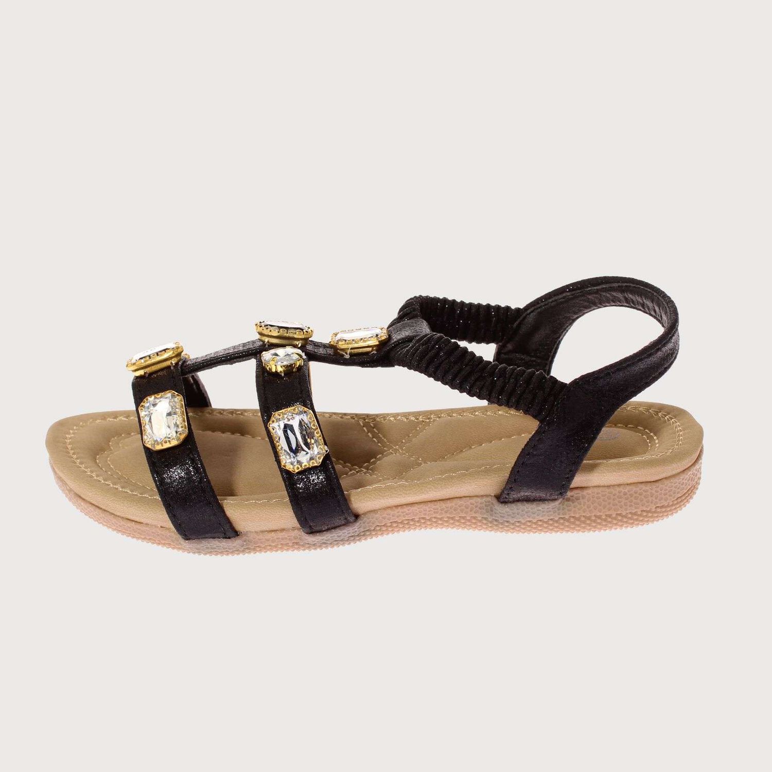 Sandalia Joyas Negro V&iacute;a Franca Art. 32110c31118black image number 1.0