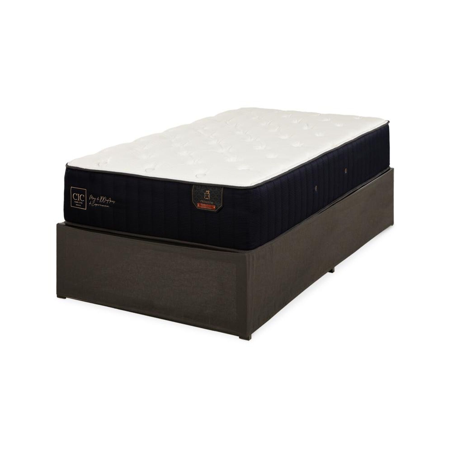 Cama Met&aacute;lica Cic Iron Smart Premium / 1.5 Plazas / Base Normal image number 4.0
