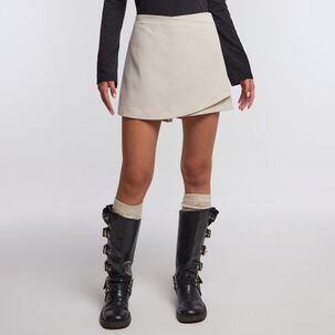 Falda Short Tiro Medio Skinny Mujer Freedom