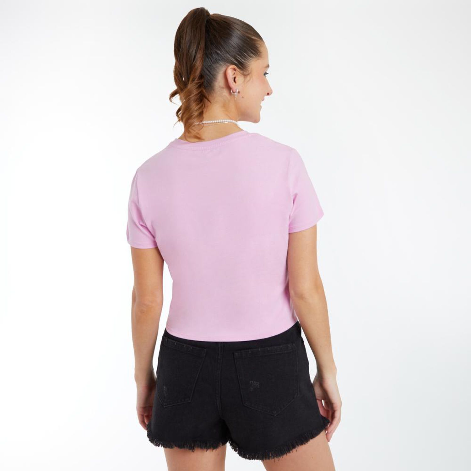 Polera Nudo En Pretina Manga Corta Cuello Redondo Mujer Freedom image number 3.0
