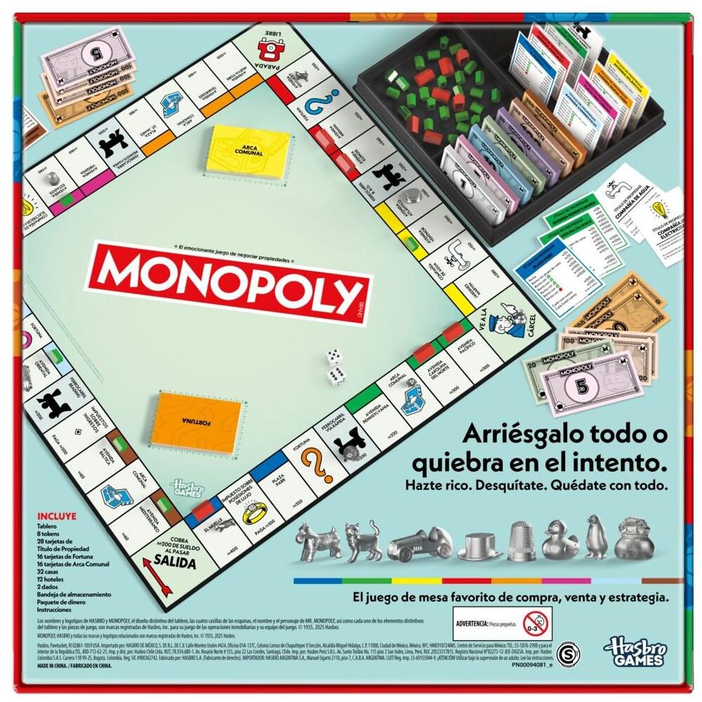 Juego De Mesa Monopoly G0009 image number 9.0