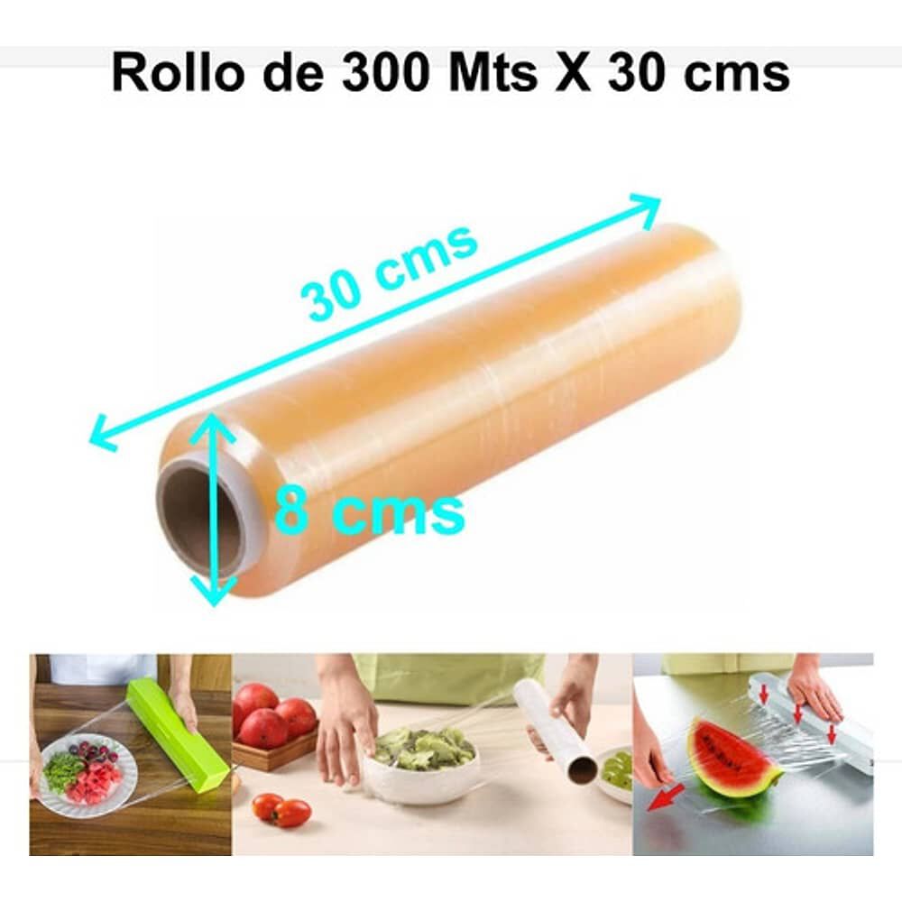 Alusa Plast Film Pvc 30 Cm X 300 Metros Para Alimentos image number 1.0