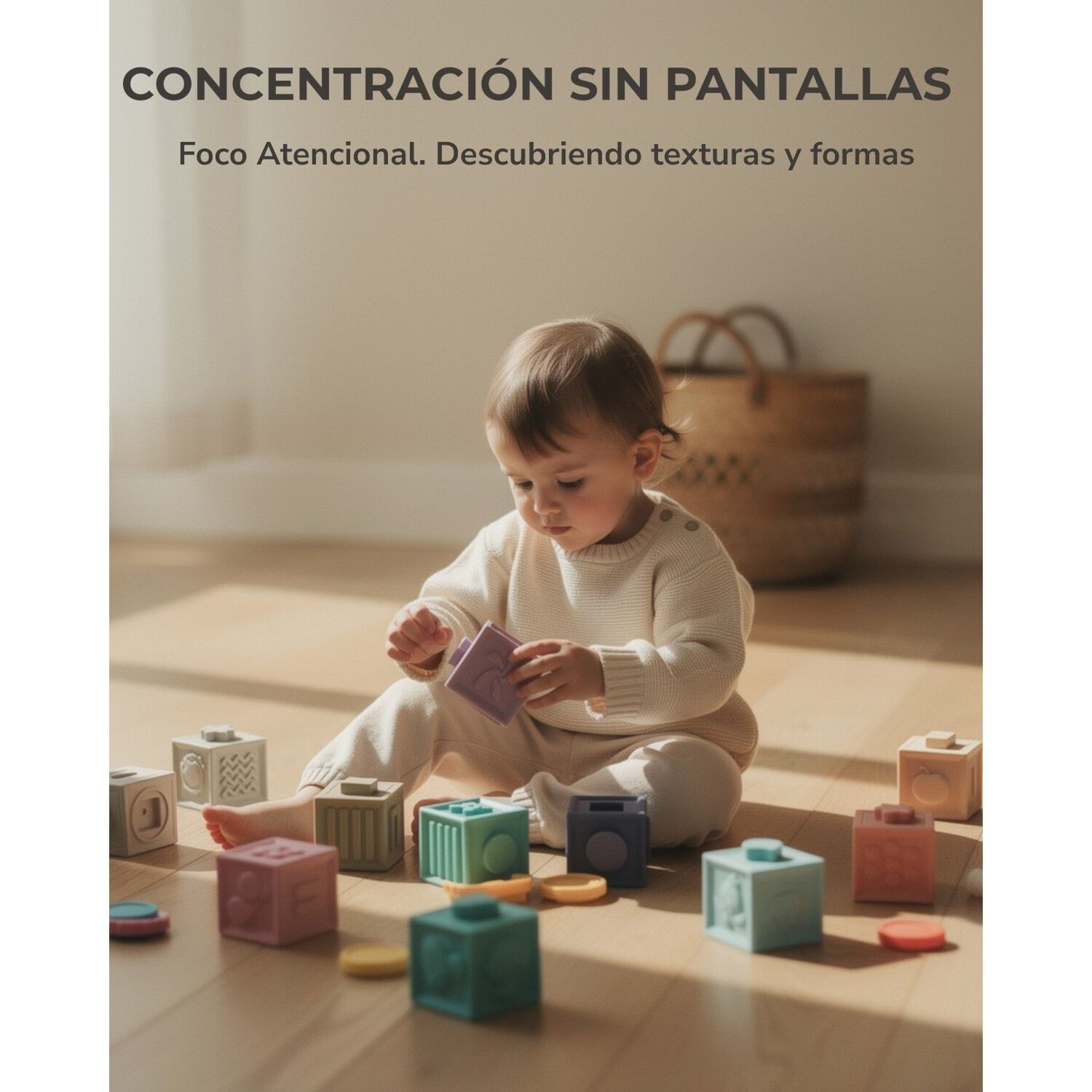 Bloques De Dentici&oacute;n Apilables Montessori De Goma image number 6.0