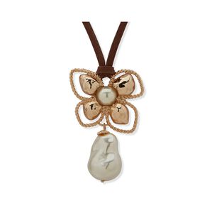 Collar Mujer Anne Klein Beauty In Bloom Dorado