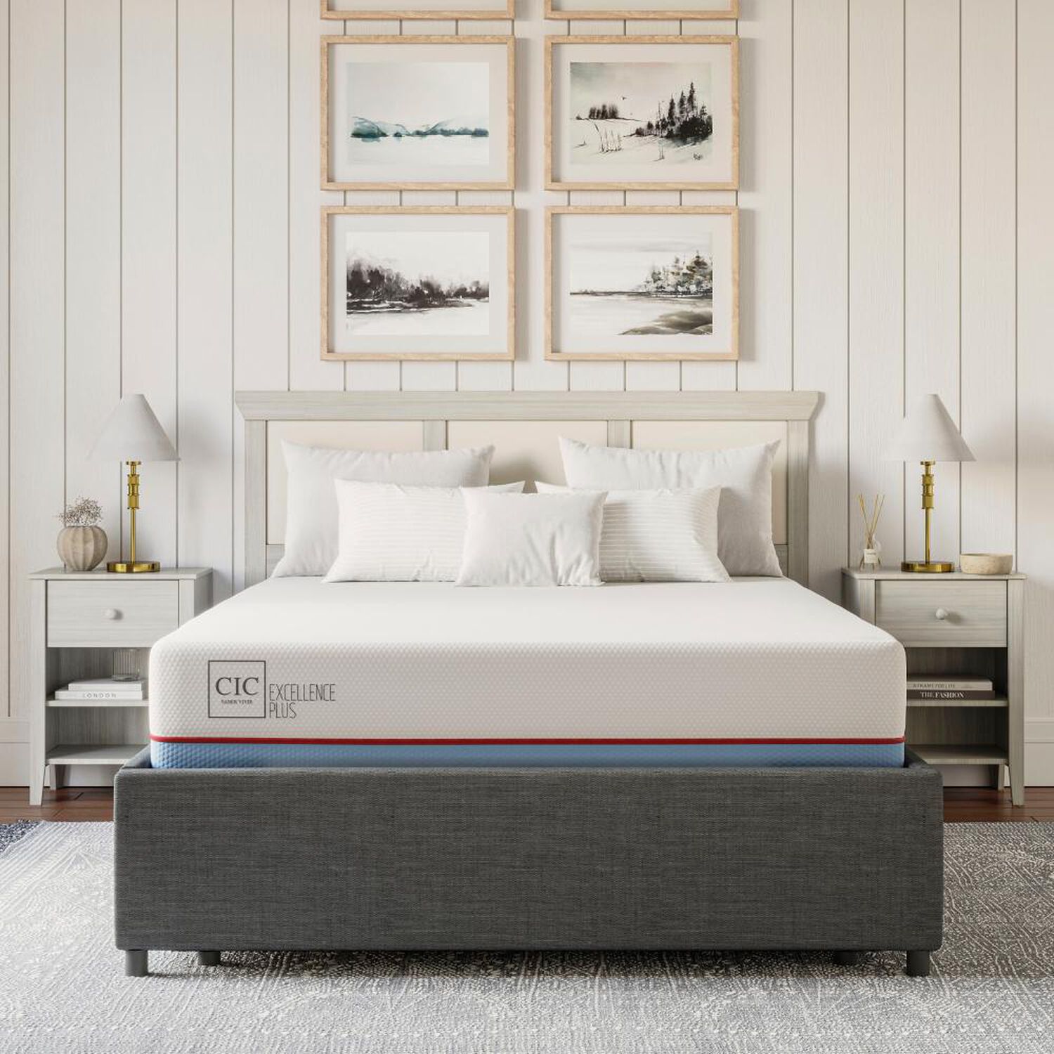 Cama Ba&uacute;l Cic Excellence Plus / 2 Plazas / Base Normal + Velador image number 12.0