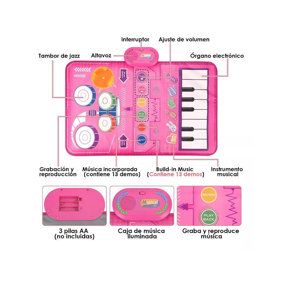 Alfombra Musical Piano Y Tambor image number 4.0