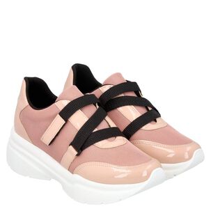 Zapatilla Urbana Mujer Rosa/negro Barbara Piccadilly