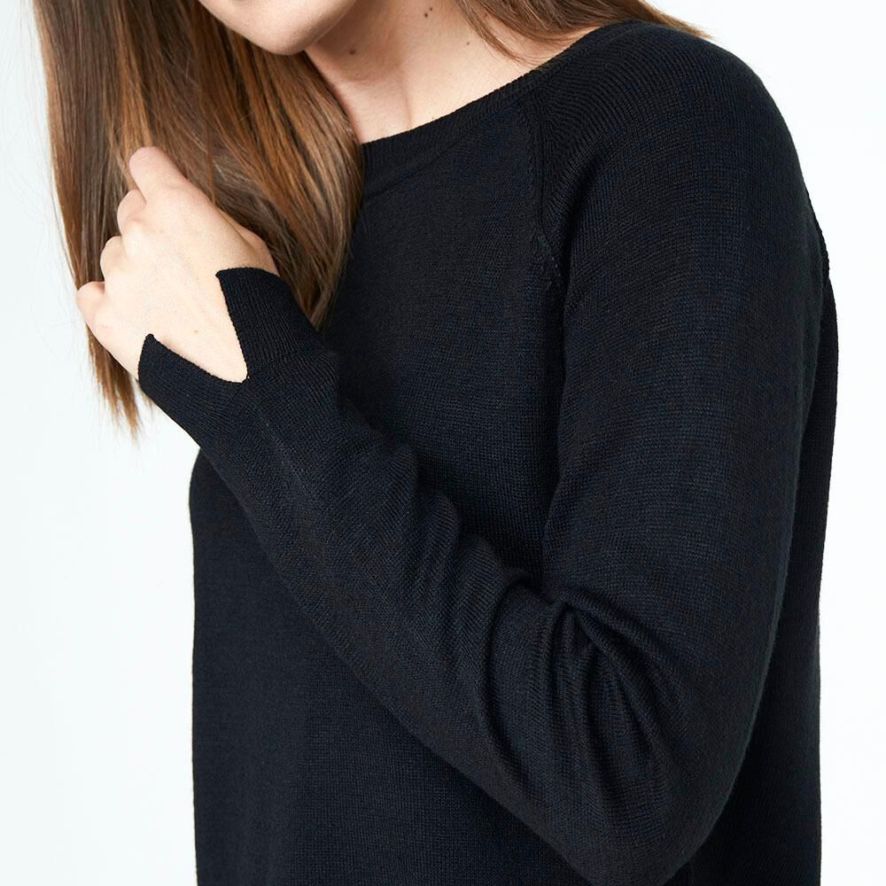 Sweater Liso Largo Mujer Geeps image number 3.0