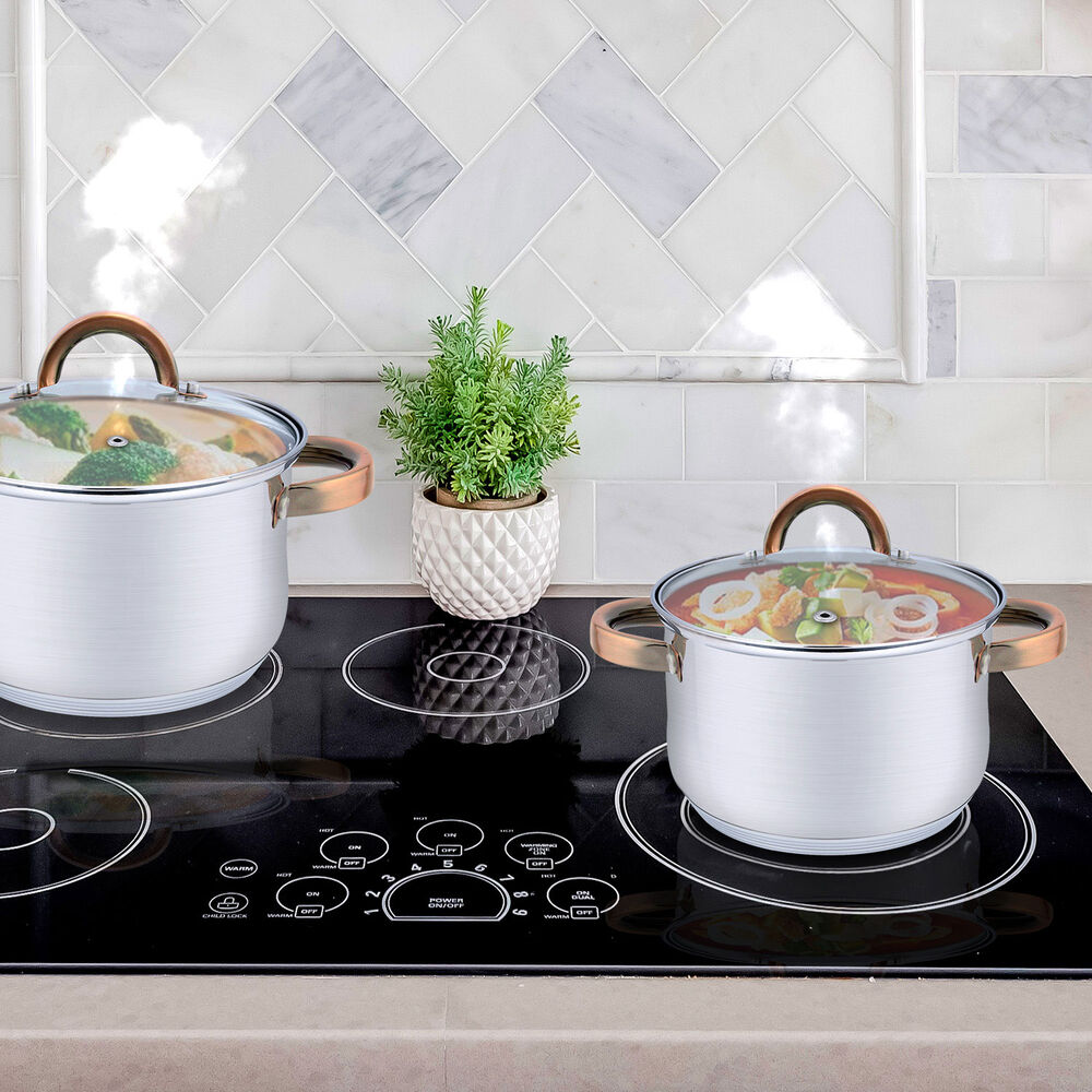 Set Baterías 8 Piezas Acero Inoxidable Berlín Gris image number 5.0