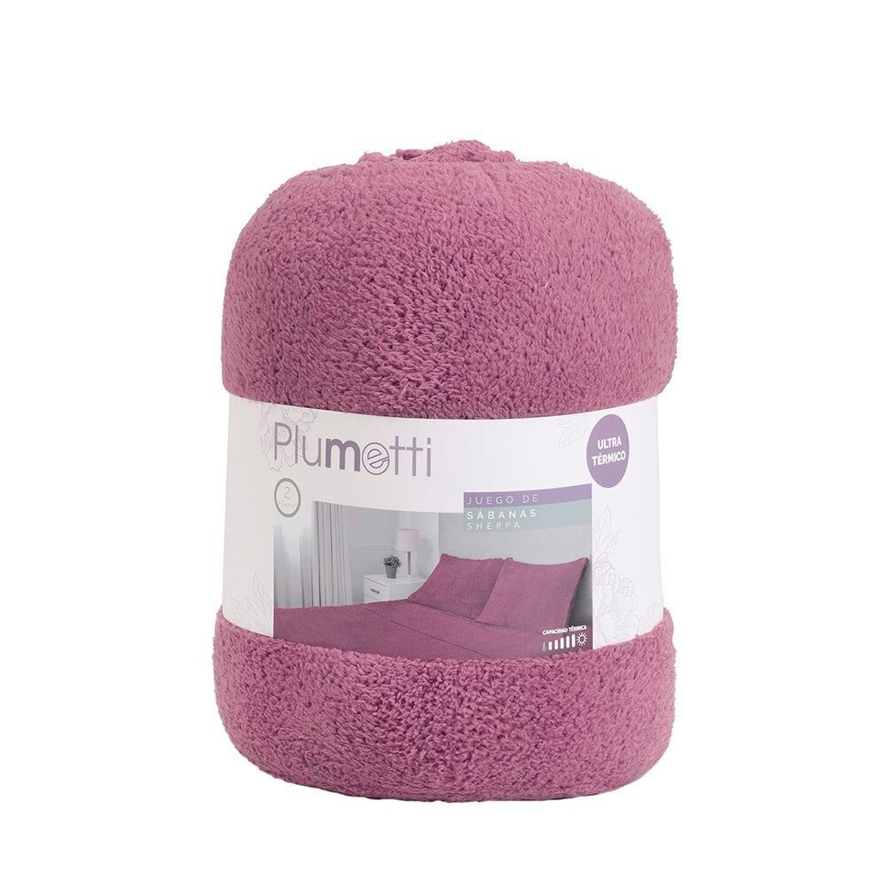 Sabana Sherpa Lisa 2 Plazas Violeta image number 4.0