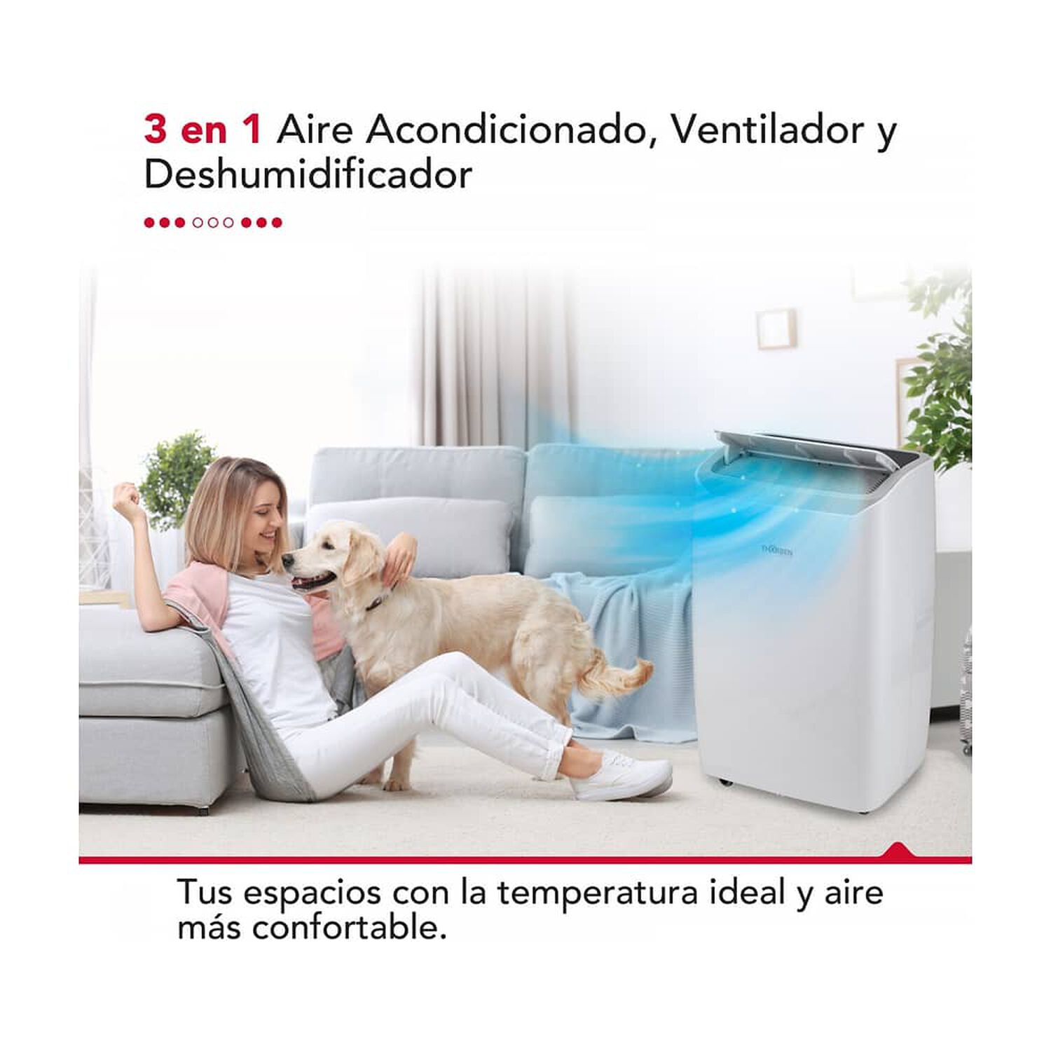 Aire Acondicionado Port&aacute;til Frio Thor Pac 3en1 12000 Btu image number 2.0